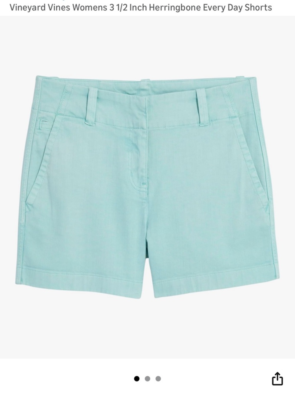 Vineyard Vines Aqua Haze Women's Cotton Shorts